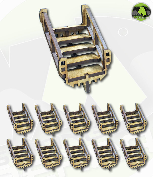 Hab Block Walkway - Stairs
