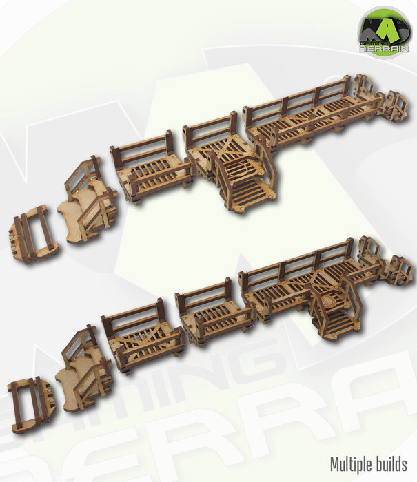 Hab Block Walkways - Standard detailed