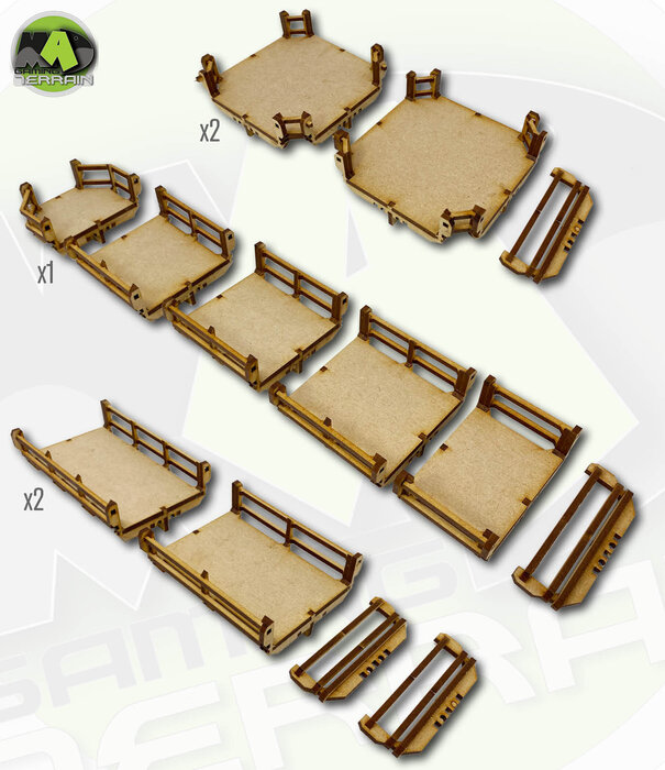 Hab Block Walkways - Wide Walkway Pack