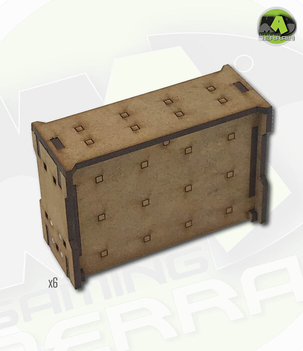 Complex Large Straight Wall Section Set