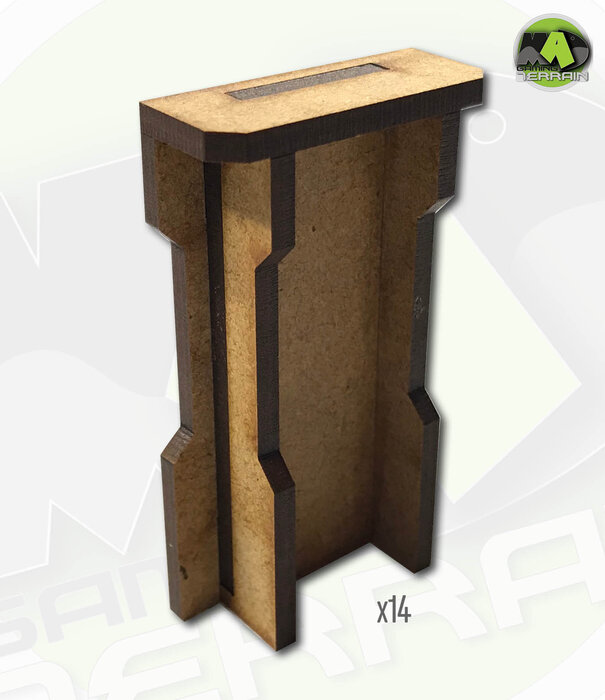 Complex Large Wall End Set