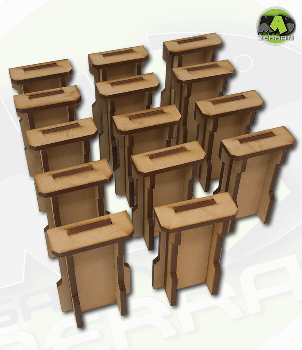 Complex Large Wall End Set