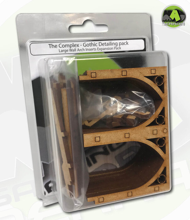 Complex Gothic Large Wall Arches Insert Expansion Pack