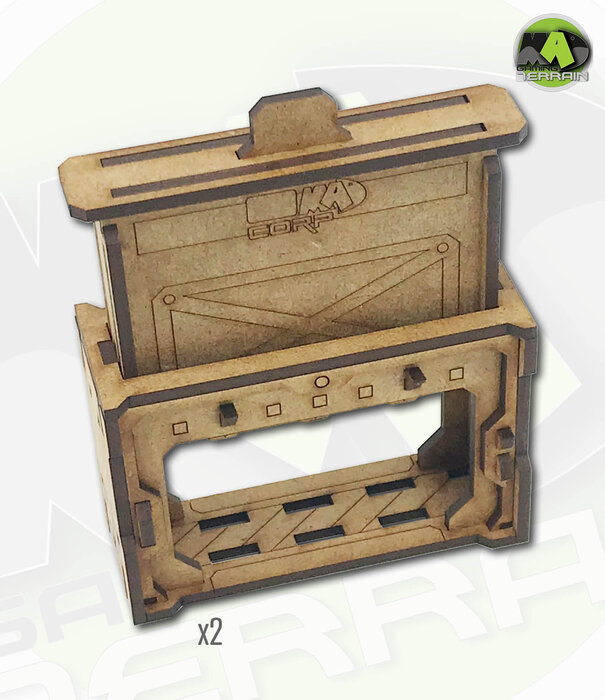 Complex Bulkhead Doors x2 pk