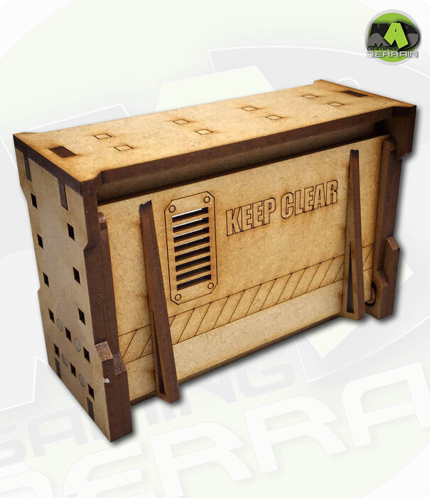 Complex Large Wall Drop Door