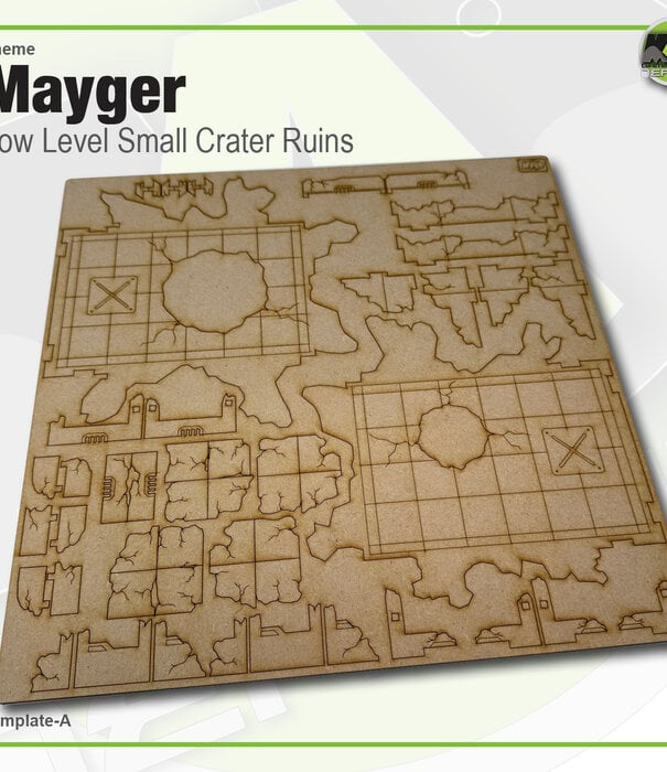 Mayger Small Short Ruins Crater 4pk