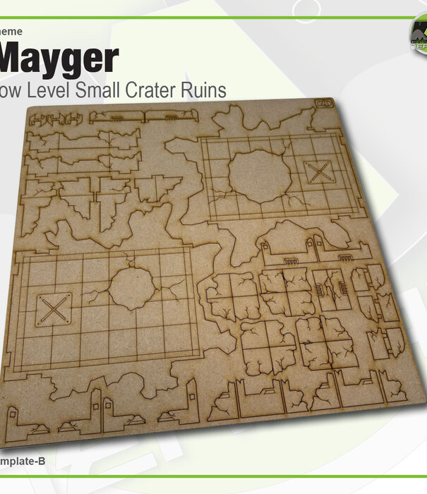 Mayger Small Short Ruins Crater 4pk