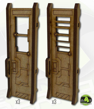 Basic Module Inserts - Industrial Door Pack T1 & T2
