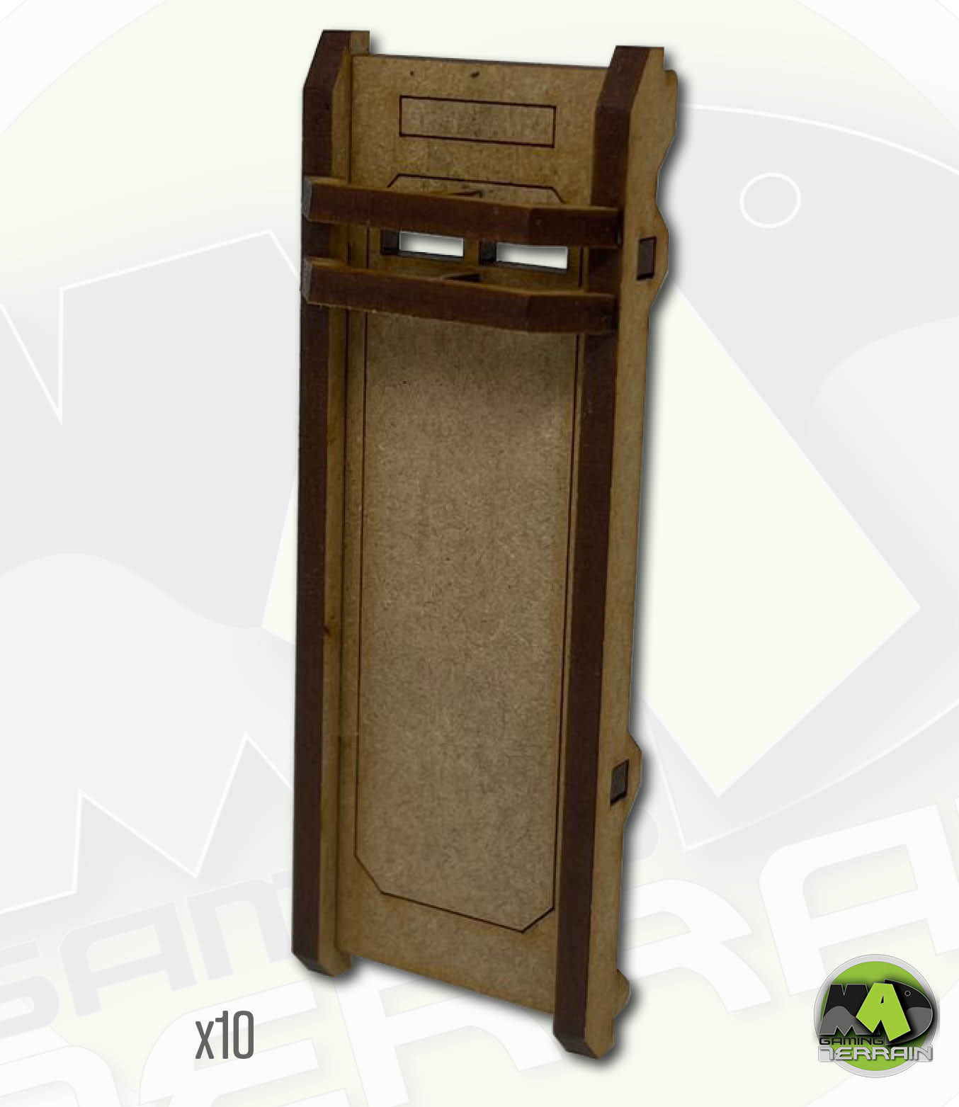 Basic Module Inserts - Armoured Panel Insert - MAD Gaming Terrain