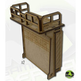 Double width Insert Module - Drop Down Door w Platform