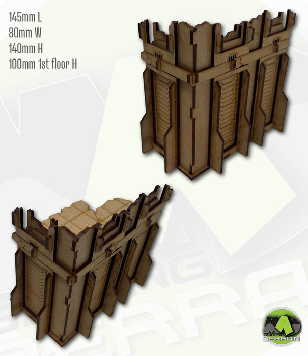 Mayger GW Style Ruined Buildings pk