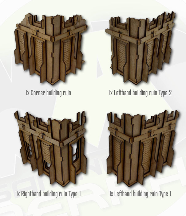 Mayger GW Style Ruined Buildings pk