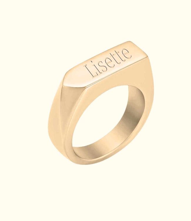 Stijlvolle as zegelring met vulset voor een blijvende herinnering