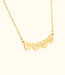Elegante hartjes ketting met verfijnd design en naamgravering