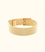 Stijlvolle stainless steel mesh armband voor bedels en gravure