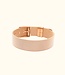 Stijlvolle stainless steel mesh armband voor bedels en gravure