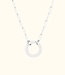 Moderne Paperclip Ketting Structuur met Snap Haak voor Stijlvolle Combinaties