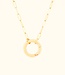 Elegante Paperclip Ketting Glanzend met Snap Haak voor Stijlvolle Combinaties