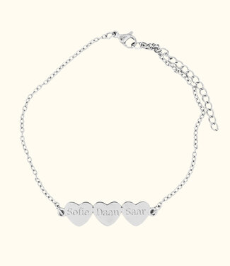 Briansa Hartjes Armband Met Naam