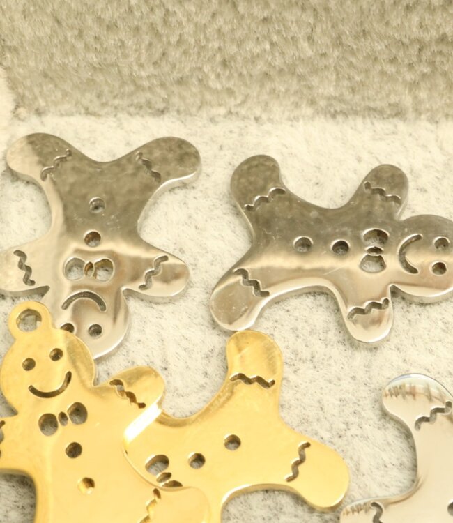 Unieke Bedel Geïnspireerd Door De Kerstbetovering Van Peperkoekmannetjes