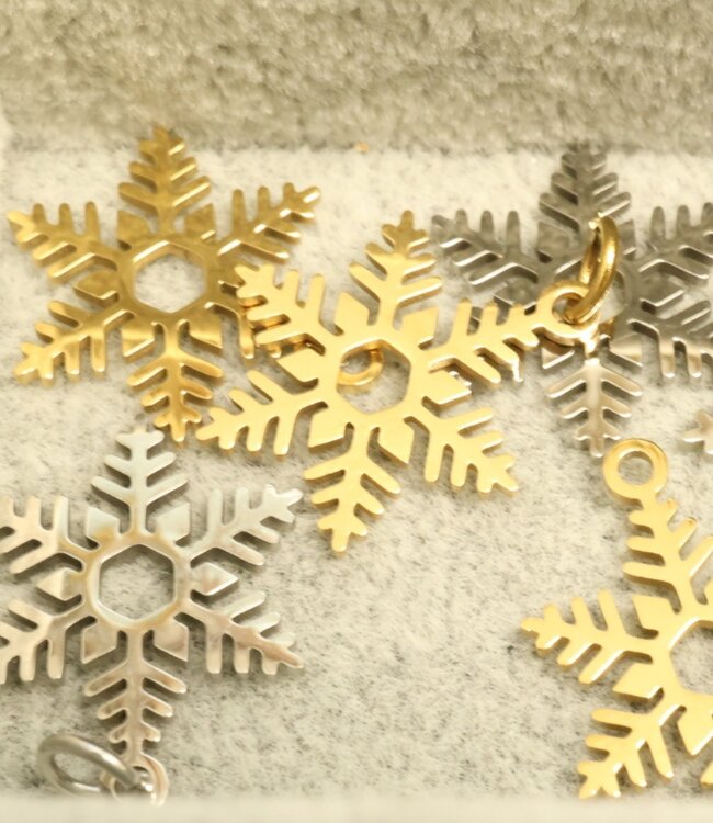 Unieke Bedel Geïnspireerd Door De Magie Van Sneeuwvlokken