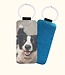 Elegante Croco Leren Sleutelhanger Met Eigen Foto Rechthoek