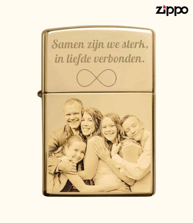 Originele Zippo Graveren Met Foto Of Tekst