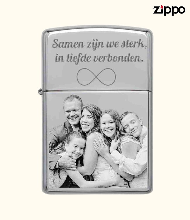 Originele Zippo Graveren Met Foto Of Tekst