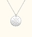 Elegante Munt Ketting Met Letters Gegraveerd