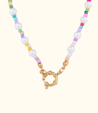 Briansa Parel Met Kralen Ketting