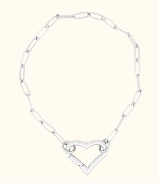 Briansa Hart Paperclip Armband Glanzend
