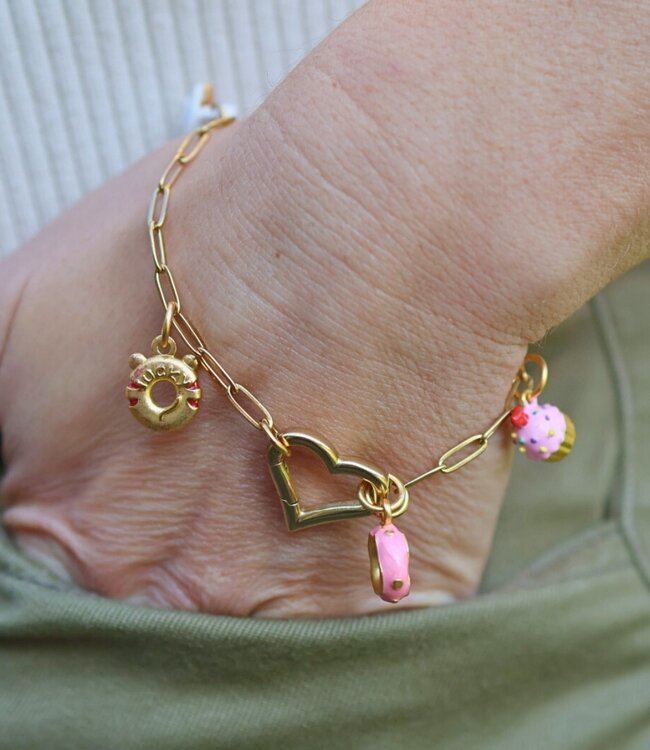 Speelse en stijlvolle bedel geïnspireerd door donuts