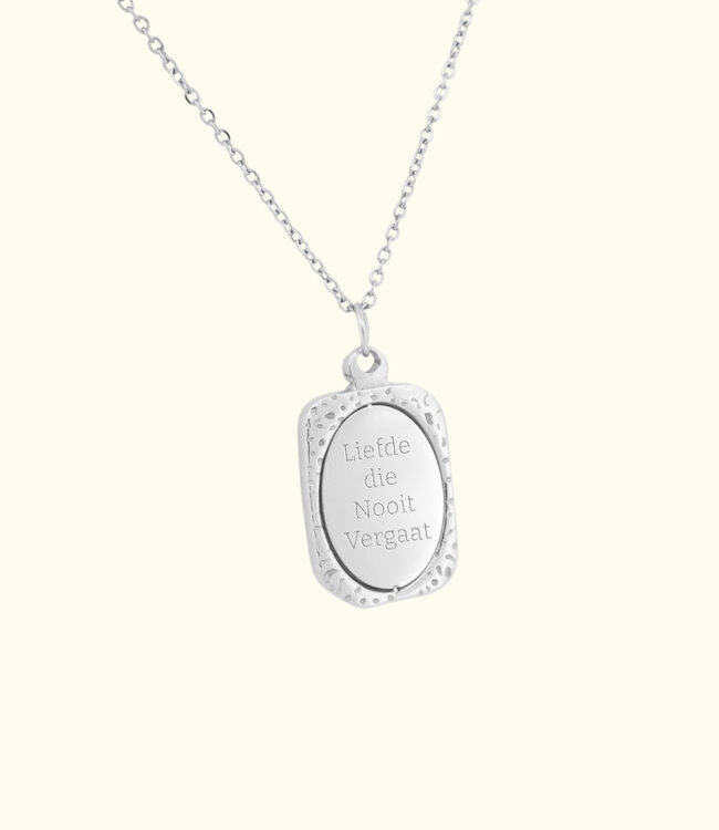 Stijlvolle Vintage Ketting met Tekst Graveren