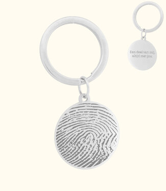 Briansa Vingerafdruk Sleutelhanger