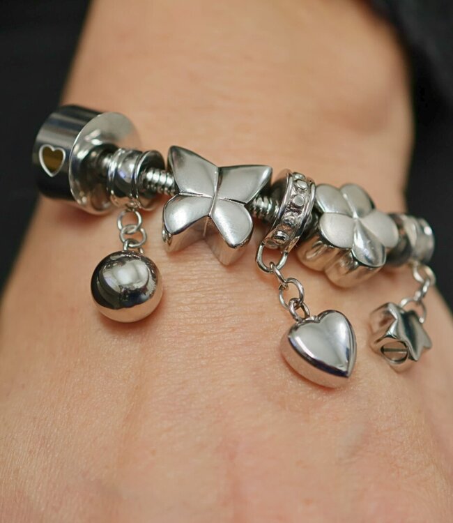 Glimmende Hangende Asbedel Druppel Voor Armband