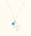 Betekenisvolle Geboortebloem Ketting Met Geboortesteen