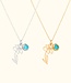 Betekenisvolle Geboortebloem Ketting Met Geboortesteen