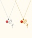 Betekenisvolle Geboortebloem Ketting Met Geboortesteen