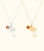 Betekenisvolle Geboortebloem Ketting Met Geboortesteen