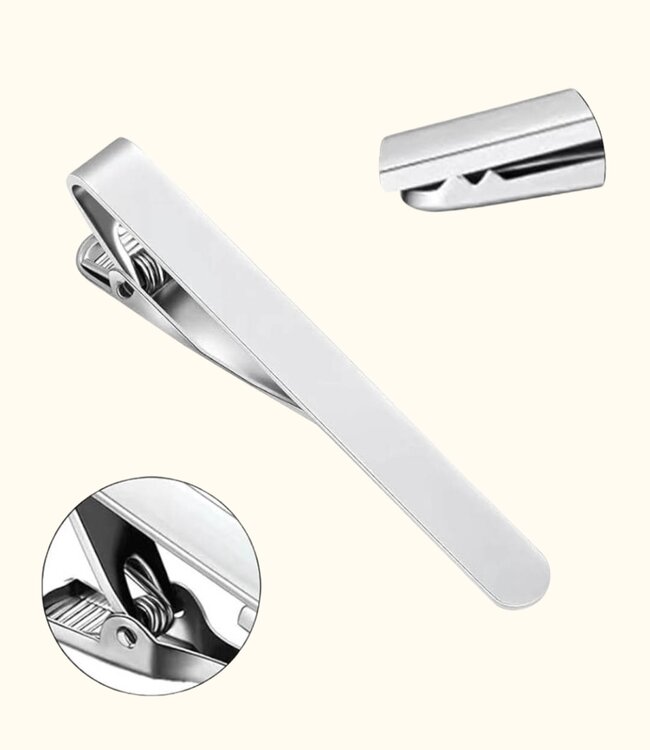 Elegante Graveerbare Dasclip Met Tekst Of Symbool