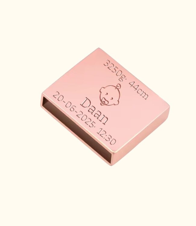 Stainless Steel Mesh Bedel Geboorte Zoon Voor Mesh Armband