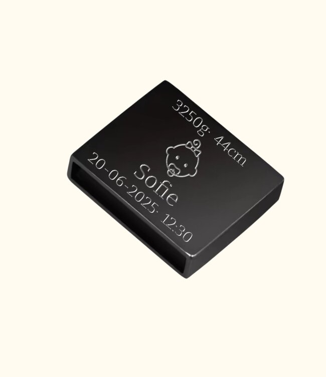 Stainless Steel Mesh Bedel Geboorte Dochter Voor Mesh Armband