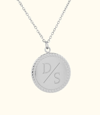 Briansa Vintage Initialen Ketting