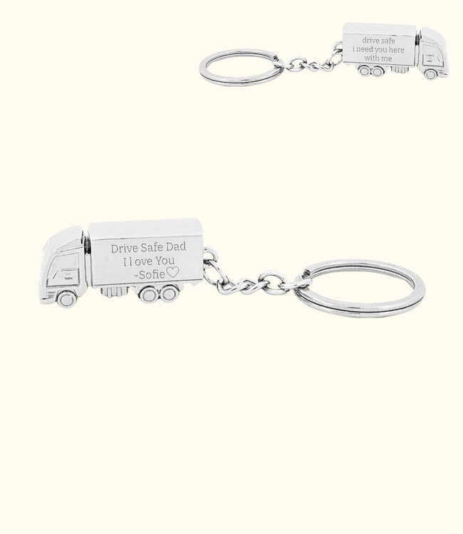 Unieke Drive Safe Sleutelhanger Met Persoonlijke Gravure