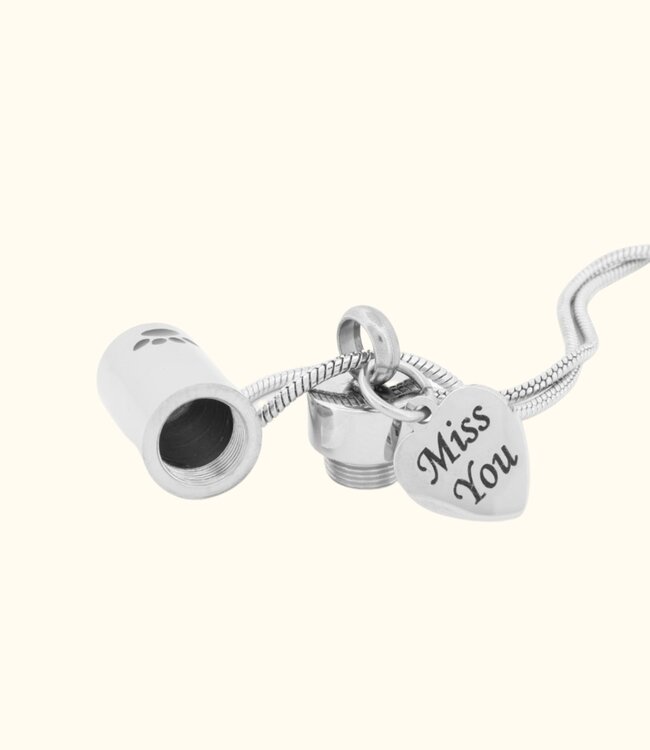 Bijzondere Ashanger Met Pootafdruk In Zwart