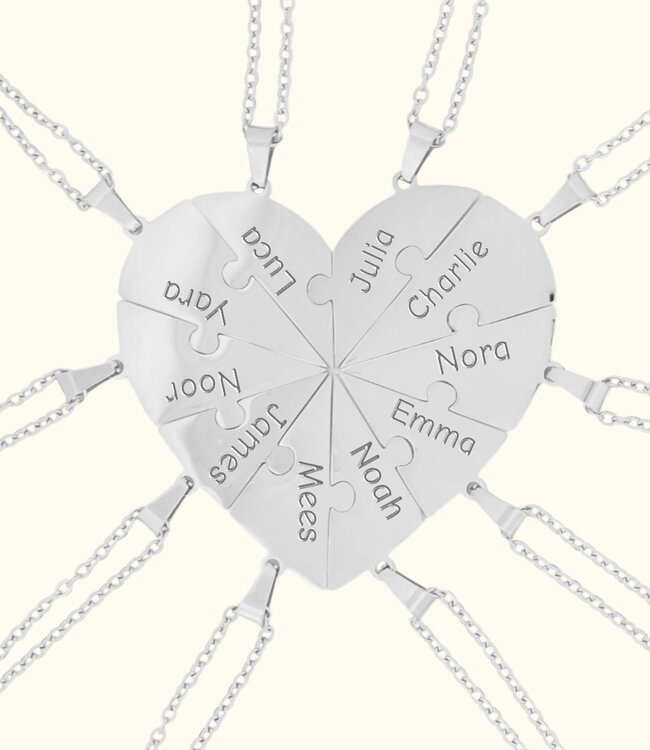 Ketting Om de Vriendschap Te Vieren Tussen 10 Personen