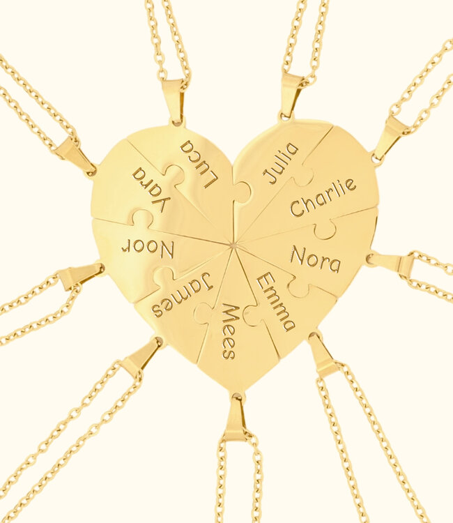 Ketting Om de Vriendschap Te Vieren Tussen 9 Personen