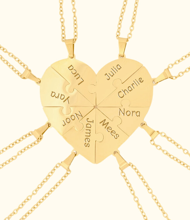 Ketting Om de Vriendschap Te Vieren Tussen 8 Personen