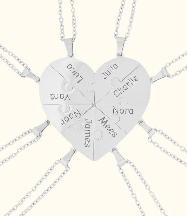 Ketting Om de Vriendschap Te Vieren Tussen 8 Personen