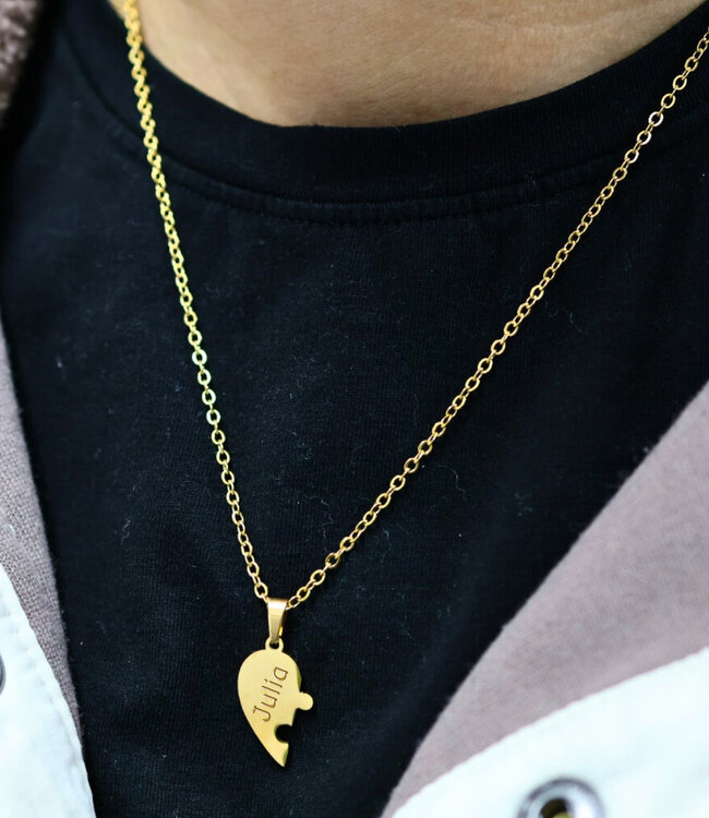 Ketting Om de Vriendschap Te Vieren Tussen 2 Personen